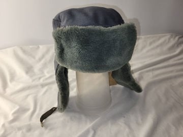 Doğu Alman Ordusu (NVA) Ushanka Kışlık Şapka – Gri Kürklü Askeri Şapka (DDR)