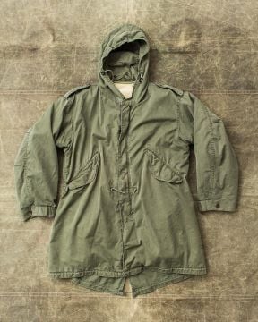Vintage Orijinal M-51 Balık Kuyruğu Parka Astarlı