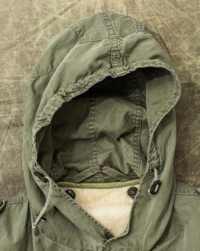 Vintage Orijinal M-51 Balık Kuyruğu Parka Astarlı