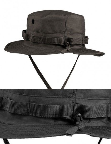 Mil-Tec Boonie Şapka ayarlı Tek Beden siyah 12323002