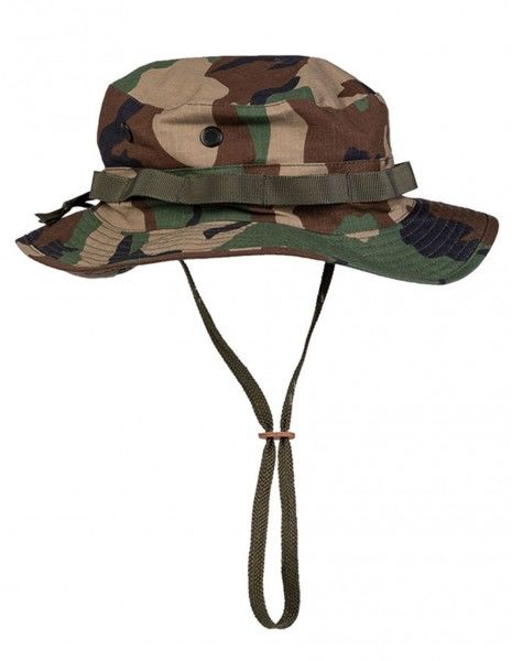 Mil-Tec Boonie Şapka ayarlı Tek Beden coyote US Woodland 12303020